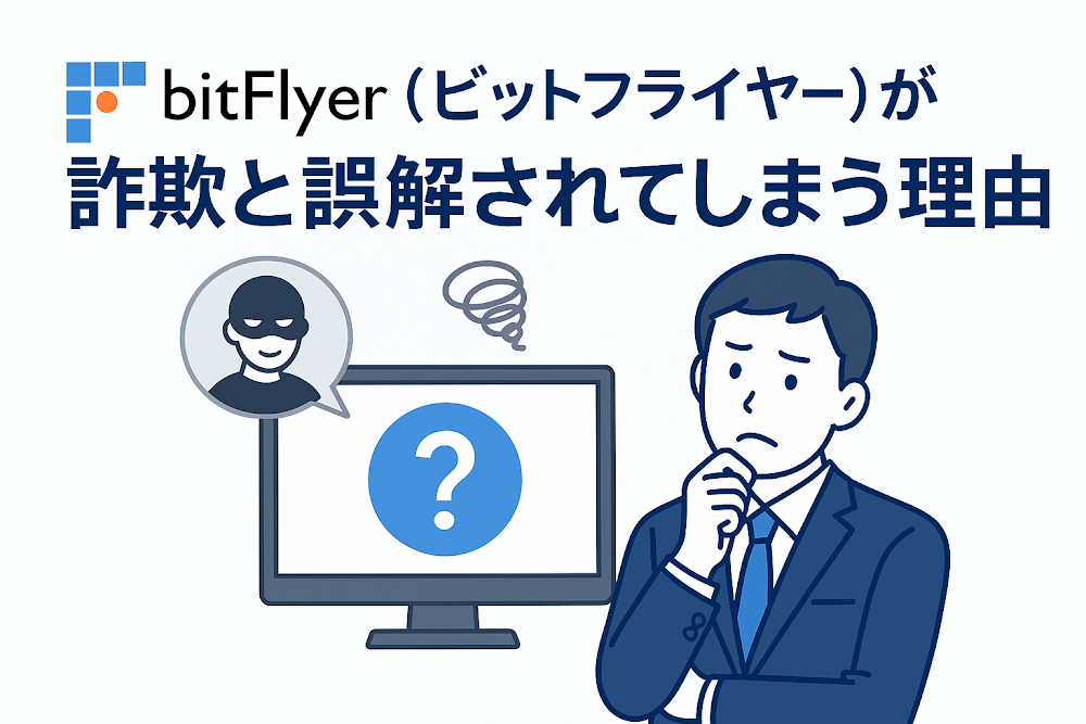bitFlyer(ビットフライヤー)が詐欺と誤解されてしまう理由