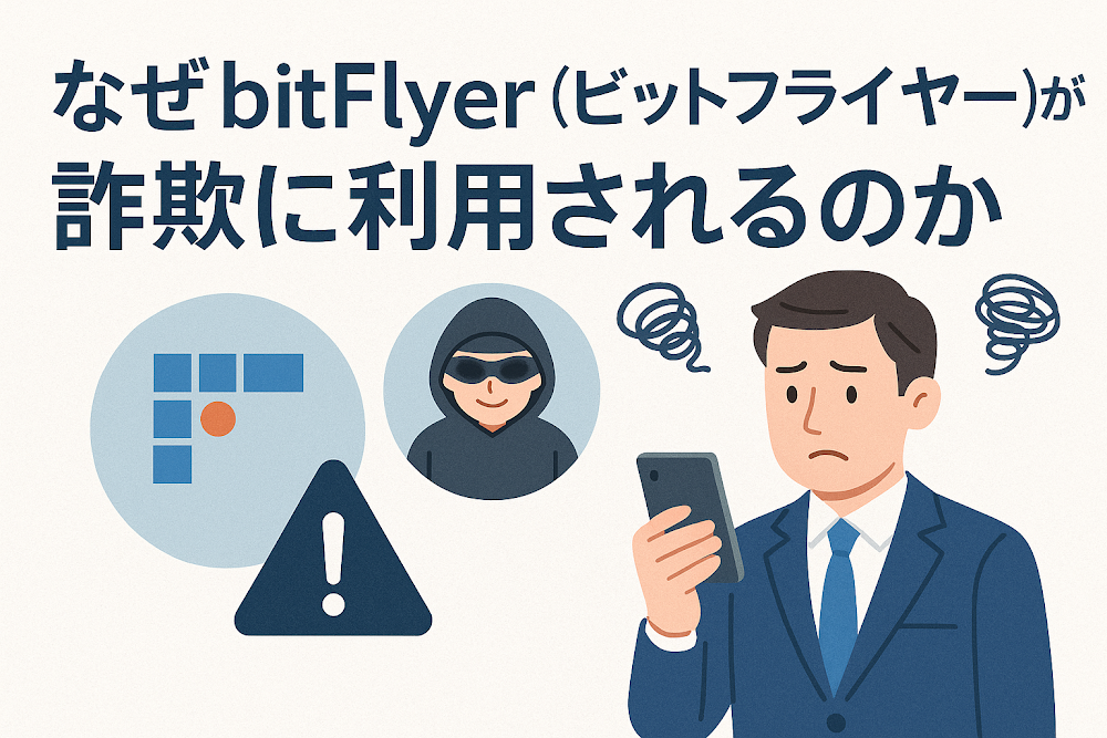 なぜbitFlyer(ビットフライヤー)が詐欺に利用されるのか