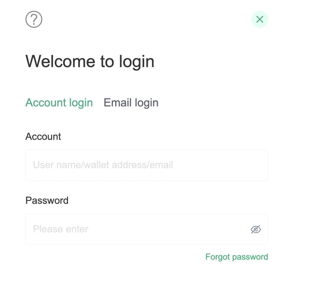 JuCoinの公式サイトは複数のリンクがあるが全てログインが必須