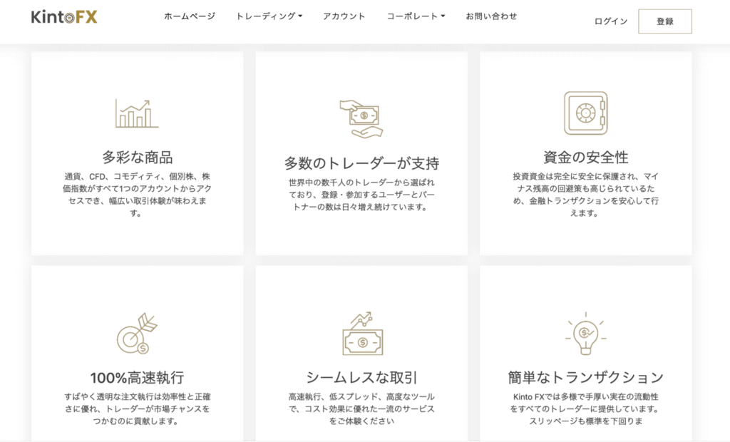 Kinto FXはライセンス情報が確認できない