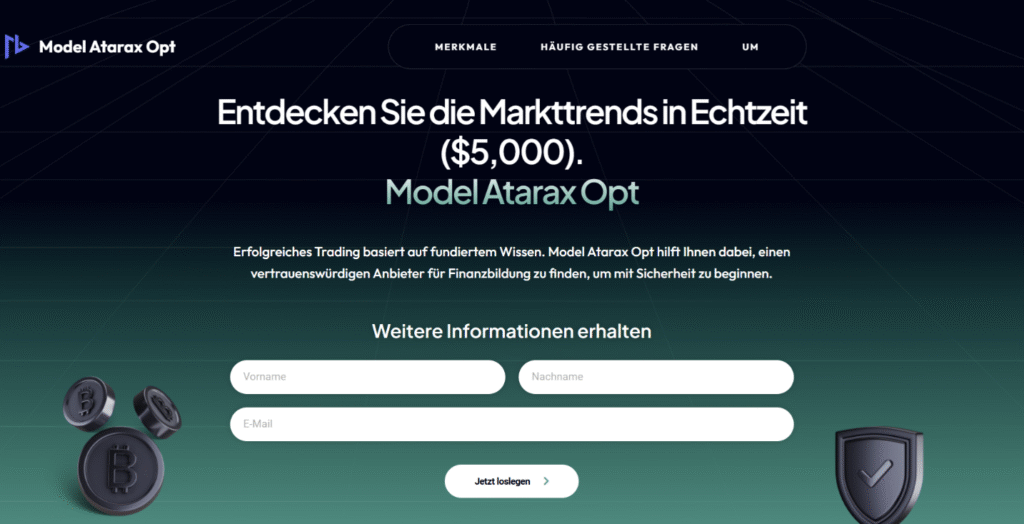 Model Atarax Optは必要な情報が一切確認できない怪しい取引所