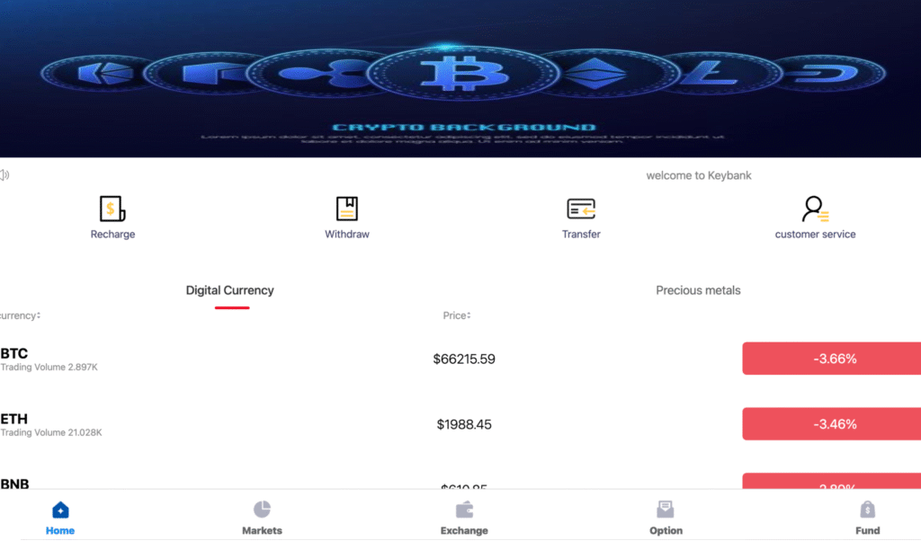 KeyBankは必要な情報が一切確認できない怪しい取引所