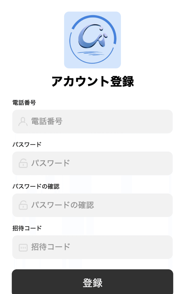 C.GROUPの公式サイトはログインページと登録ページしか確認できない