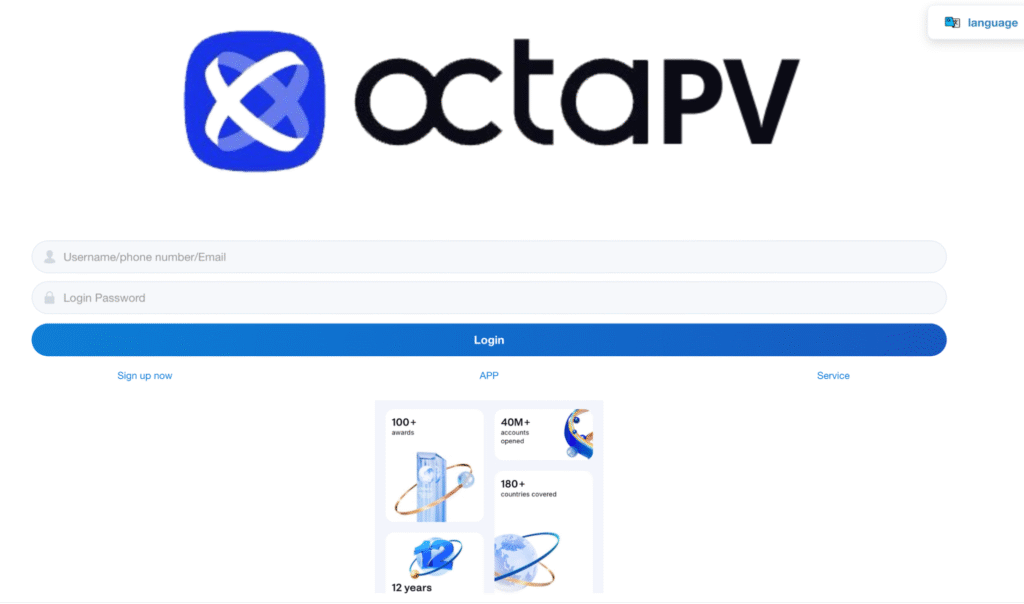 OctaPVは公式ストアに存在しない外部アプリへ誘導される怪しい取引所
