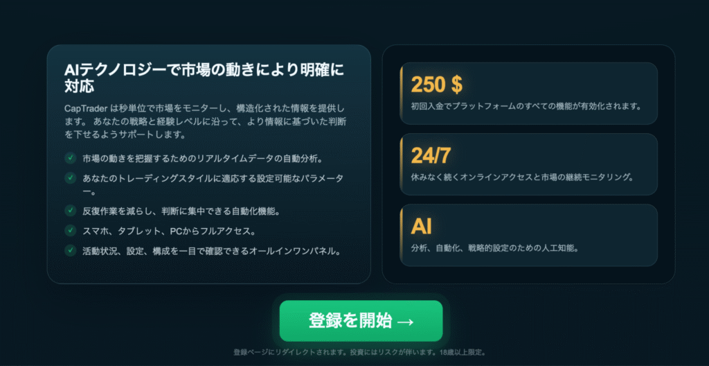 CapTrader(hiickle.com)は正規のブローカーの名前を騙っている可能性がある