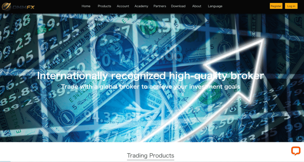 DMM FX(dmmfxin.com)は正規サイトの名前を使用している怪しい取引所