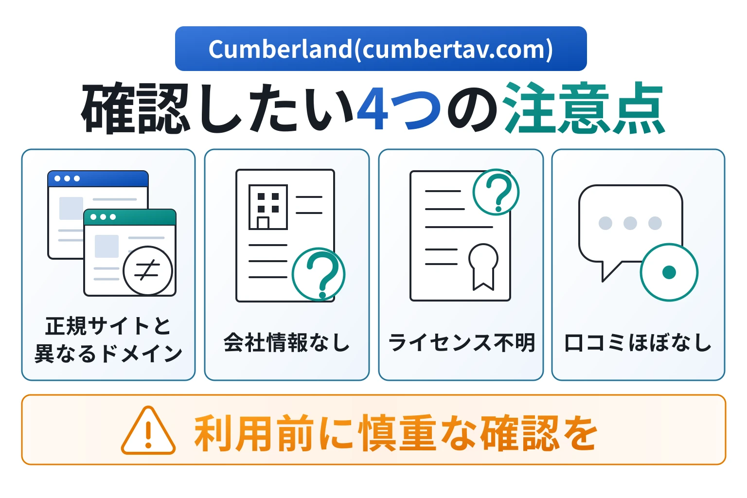 Cumberland(cumbertav.com)は詐欺の可能性が非常に高い