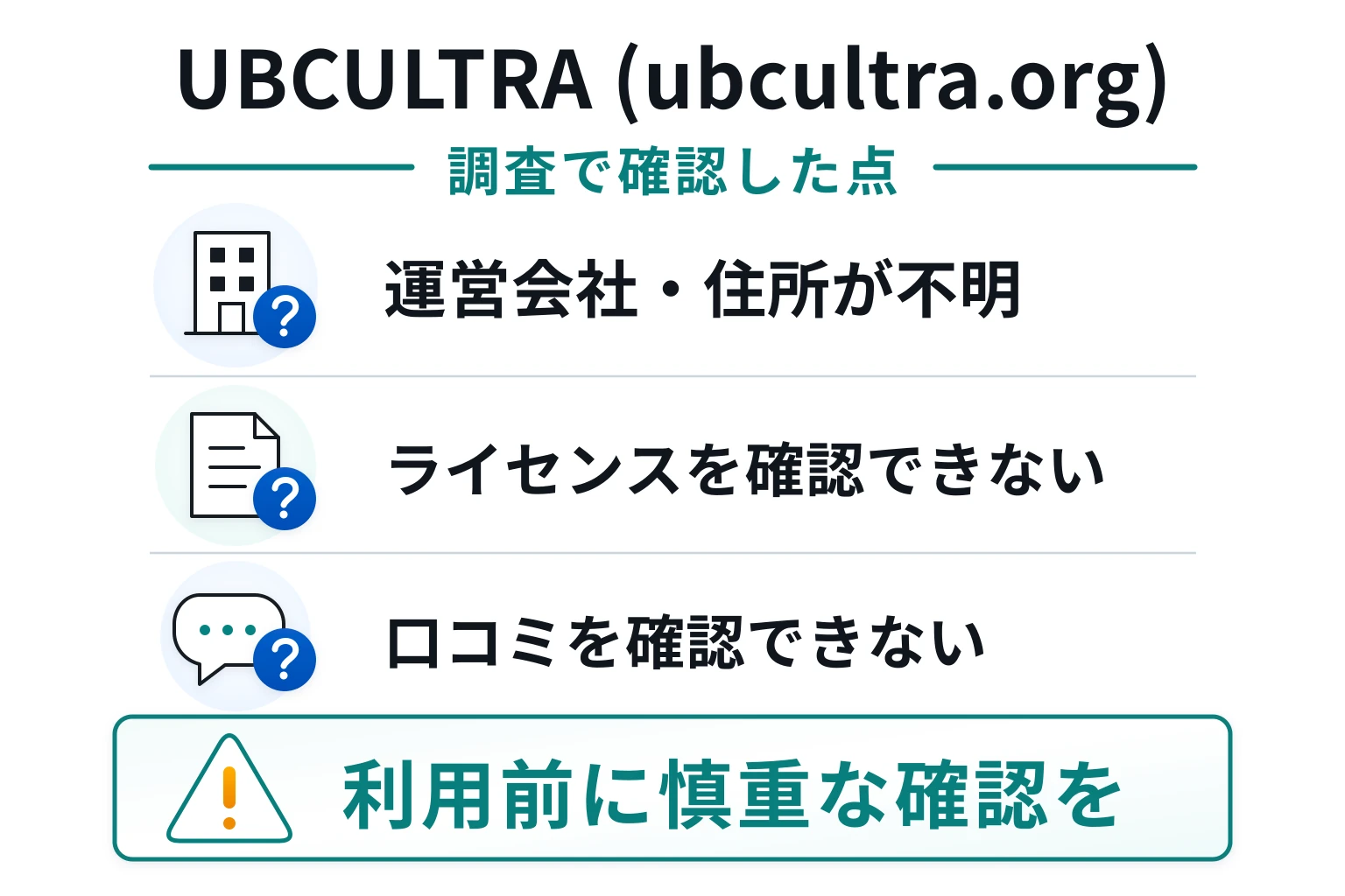 UBCULTRA（ubcultra.org）は詐欺の可能性が非常に高い