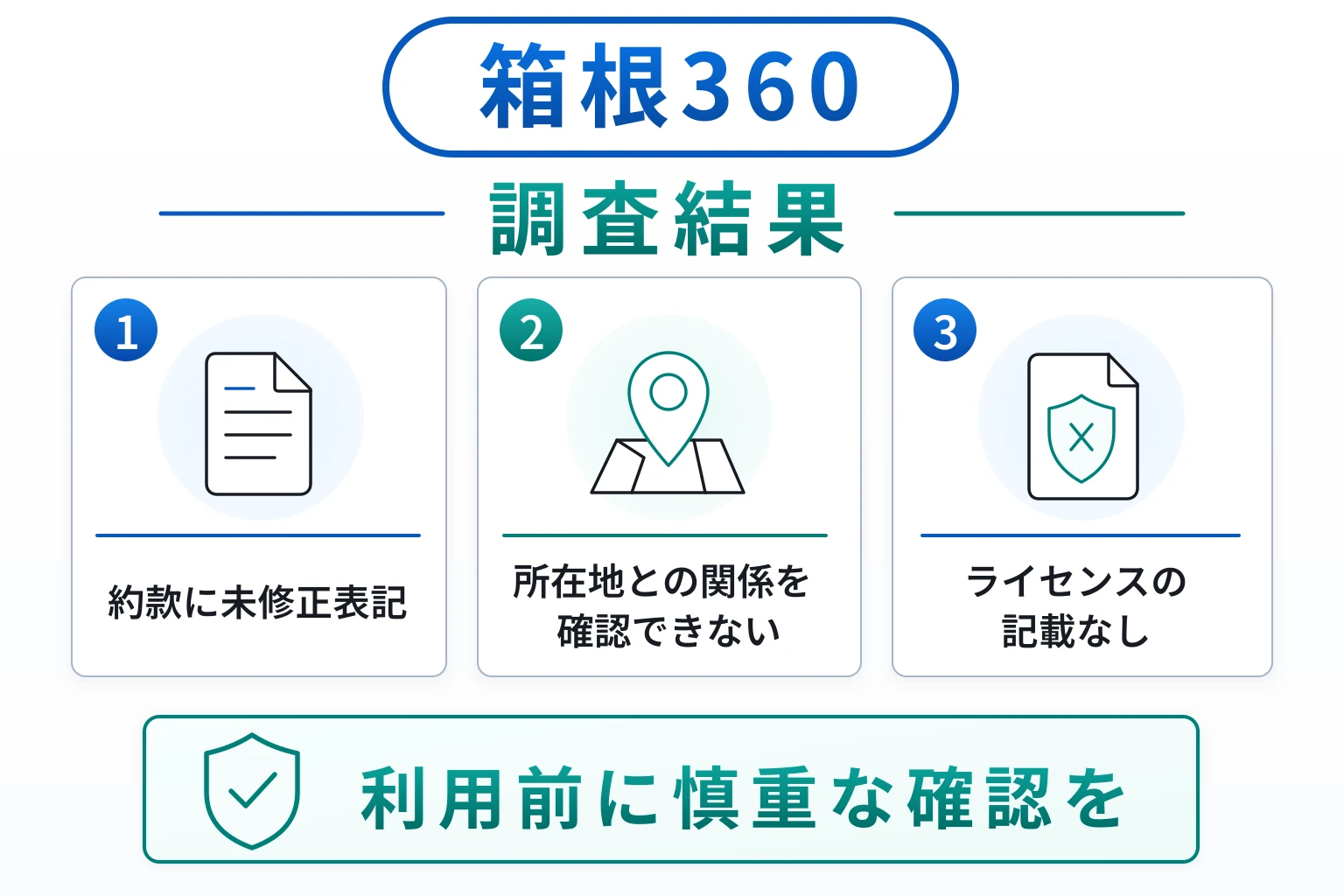 箱根360は詐欺の可能性が非常に高い