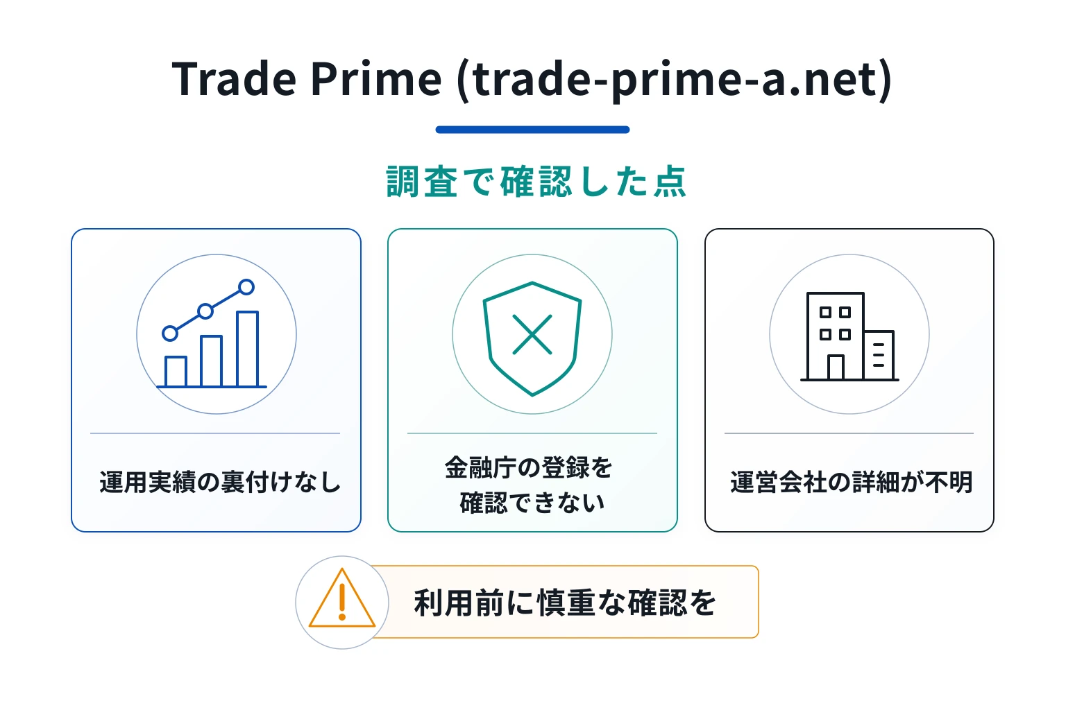 Trade Prime（trade-prime-a.net）は詐欺の可能性が非常に高い