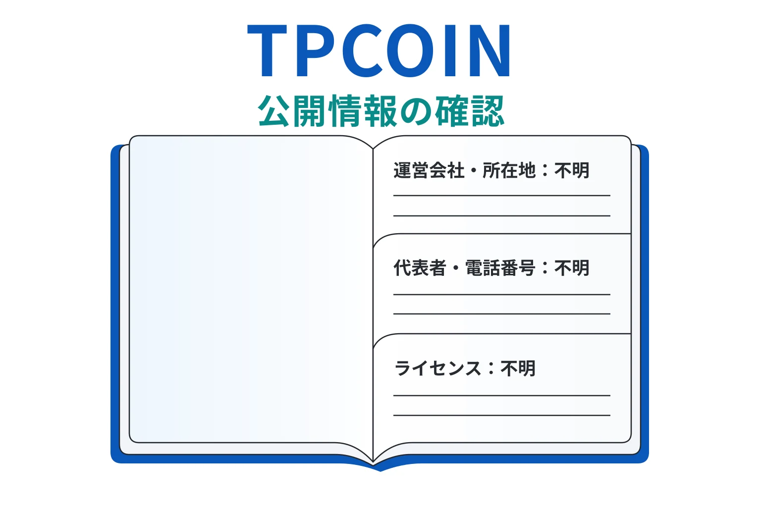 TPCOIN（tpnovix.com）は詳しいライセンス情報が確認できない怪しい取引所