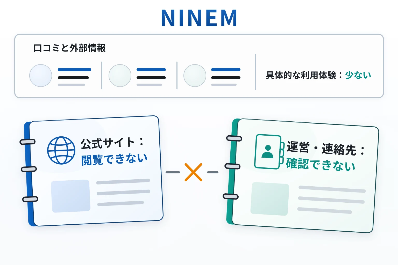 NINEM（ninem-jp.com）は口コミがほとんどなく、公式サイトもエラーで確認できない