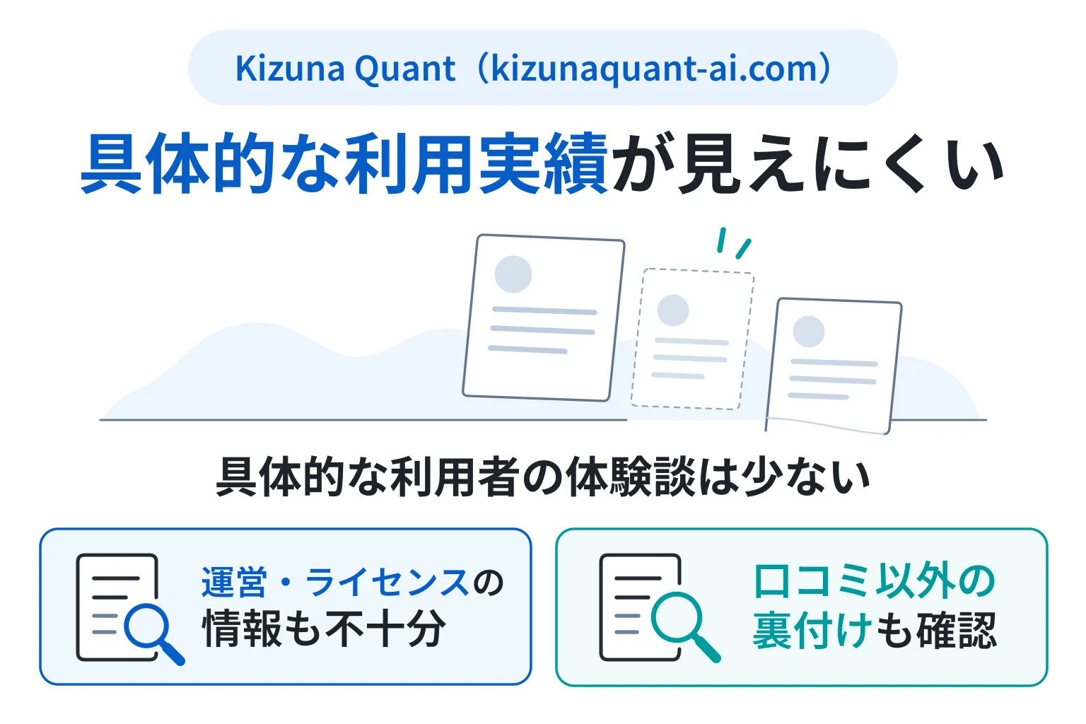 Kizuna Quant（kizunaquant-ai.com）は口コミが少なく、ライセンス状況も不明