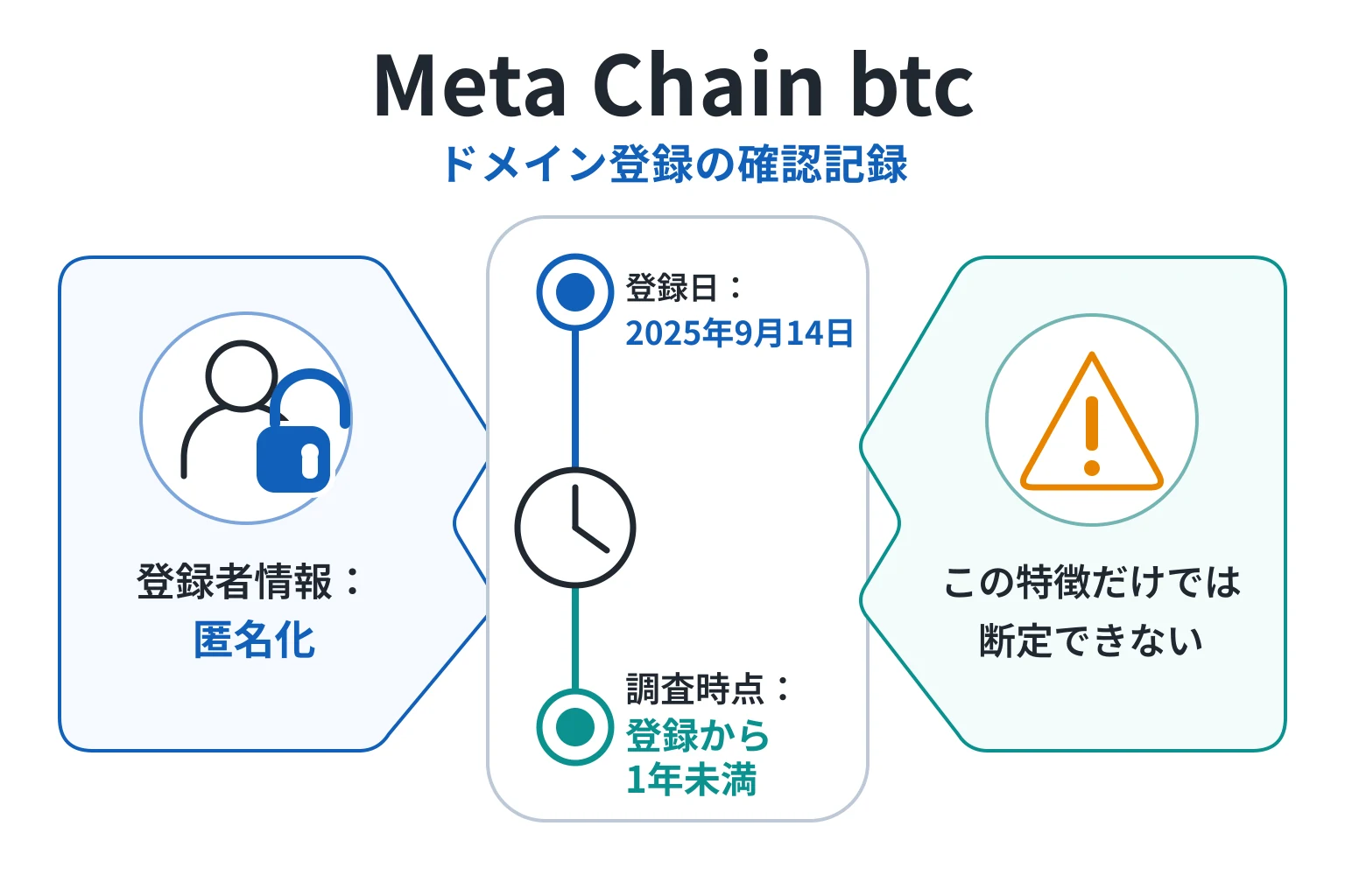 metachainbtc.comは取得から1年未満の比較的新しいドメイン