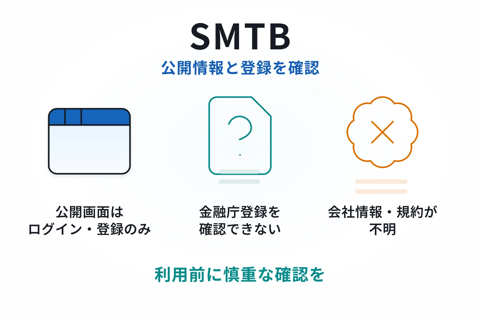 SMTB(jpapps.pcsmbt.com)は詐欺の可能性が高い ログイン・登録画面しかなく金融庁登録もなし