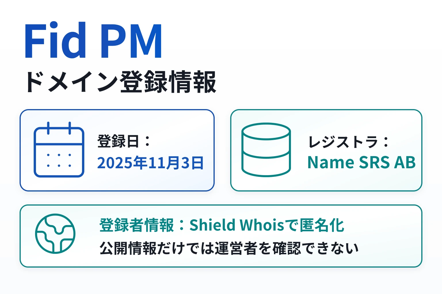 Fid PM（tkhuewds.com）のドメインに紐づく情報から怪しい点を調査