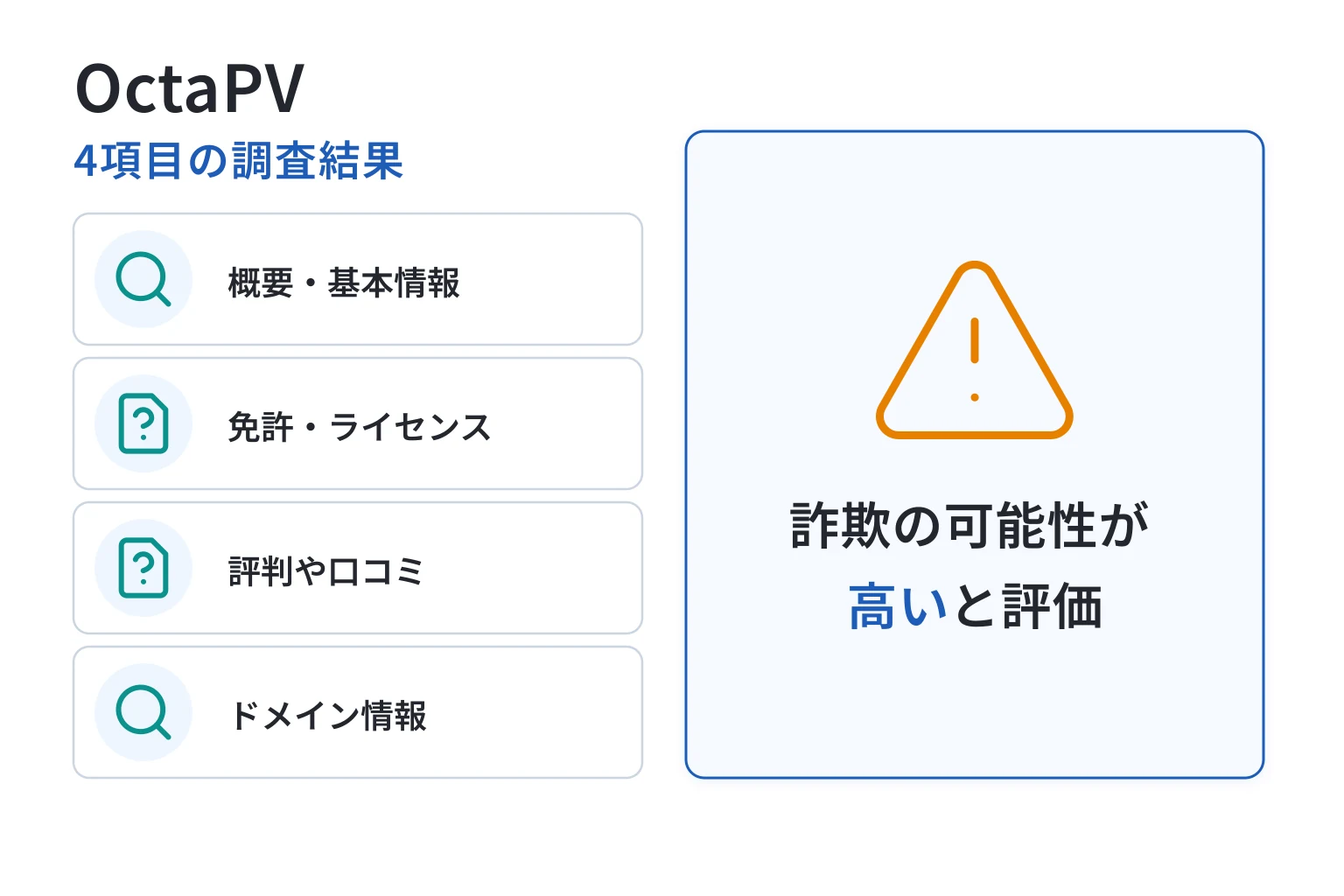 OctaPVは詐欺の可能性が高い 公式ストアにない外部アプリをインストールさせる誘導
