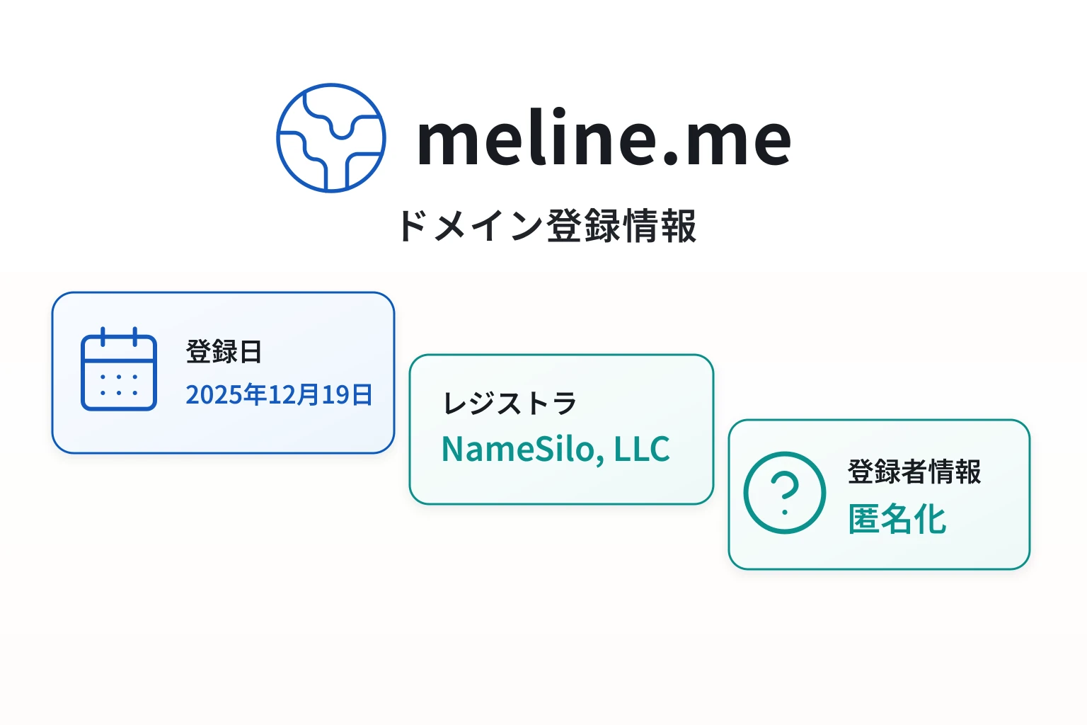 meline.meのドメインに紐づく情報から怪しい点を調査