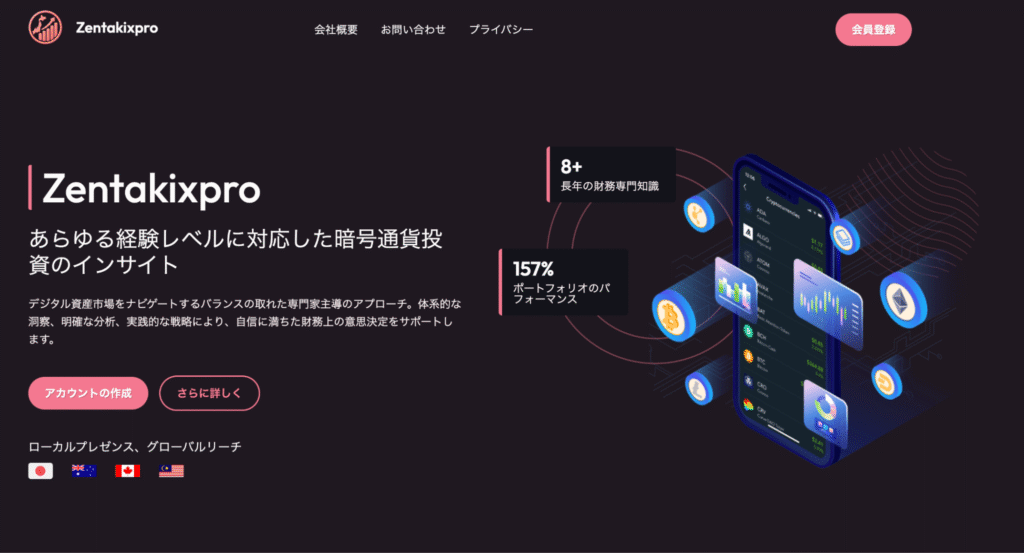 ZENTAKIXPROはライセンスなど必要な情報が確認できない怪しい取引所